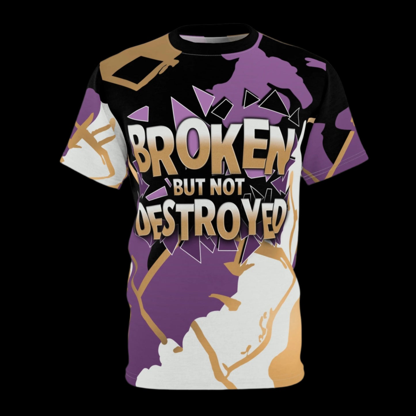 Broken But Not Destroyed -Women's Faith T-Shirt