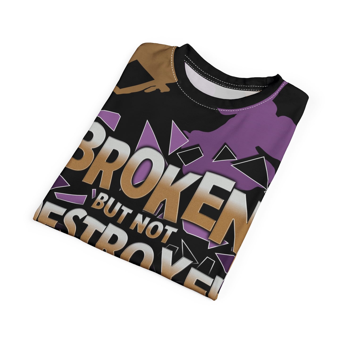 Broken But Not Destroyed -Women's Faith T-Shirt