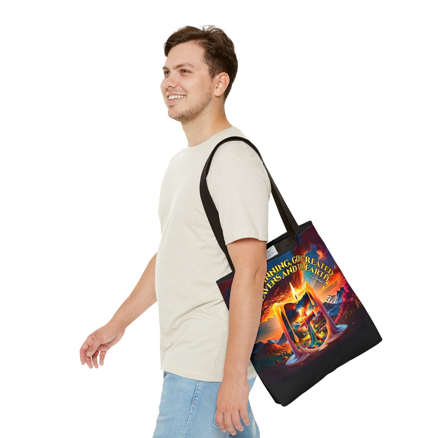 Genesis 1:1 - Creation Light Tote Bag