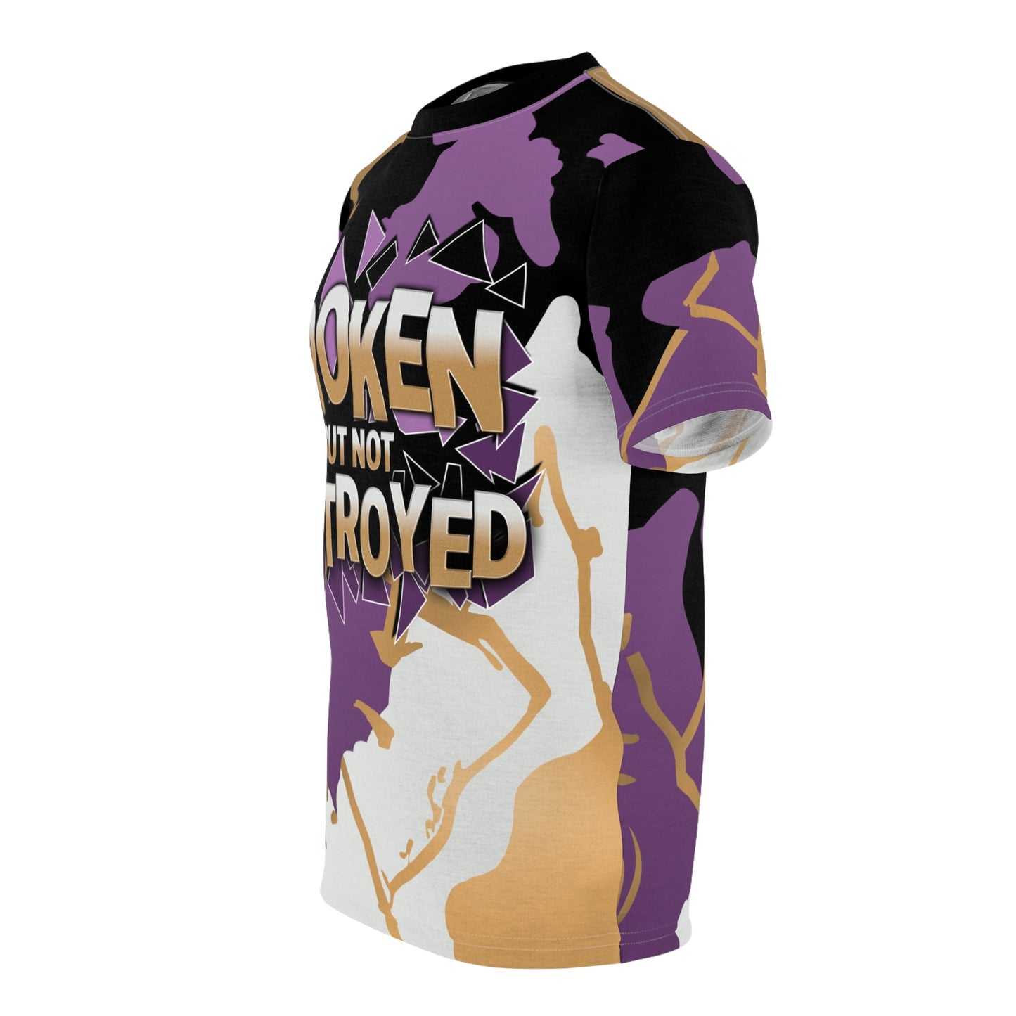 Broken But Not Destroyed -Women's Faith T-Shirt