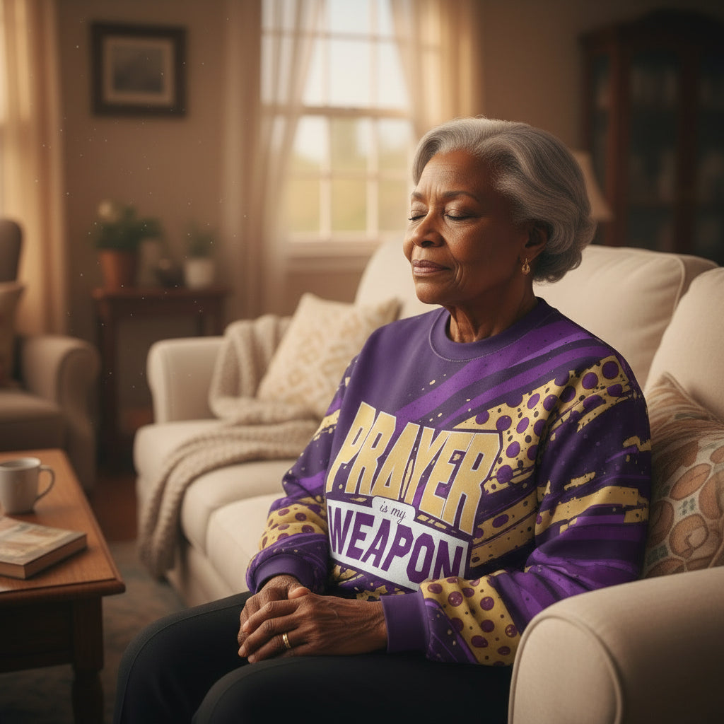 Prayer is My Weapon Women's Faith Sweatshirt