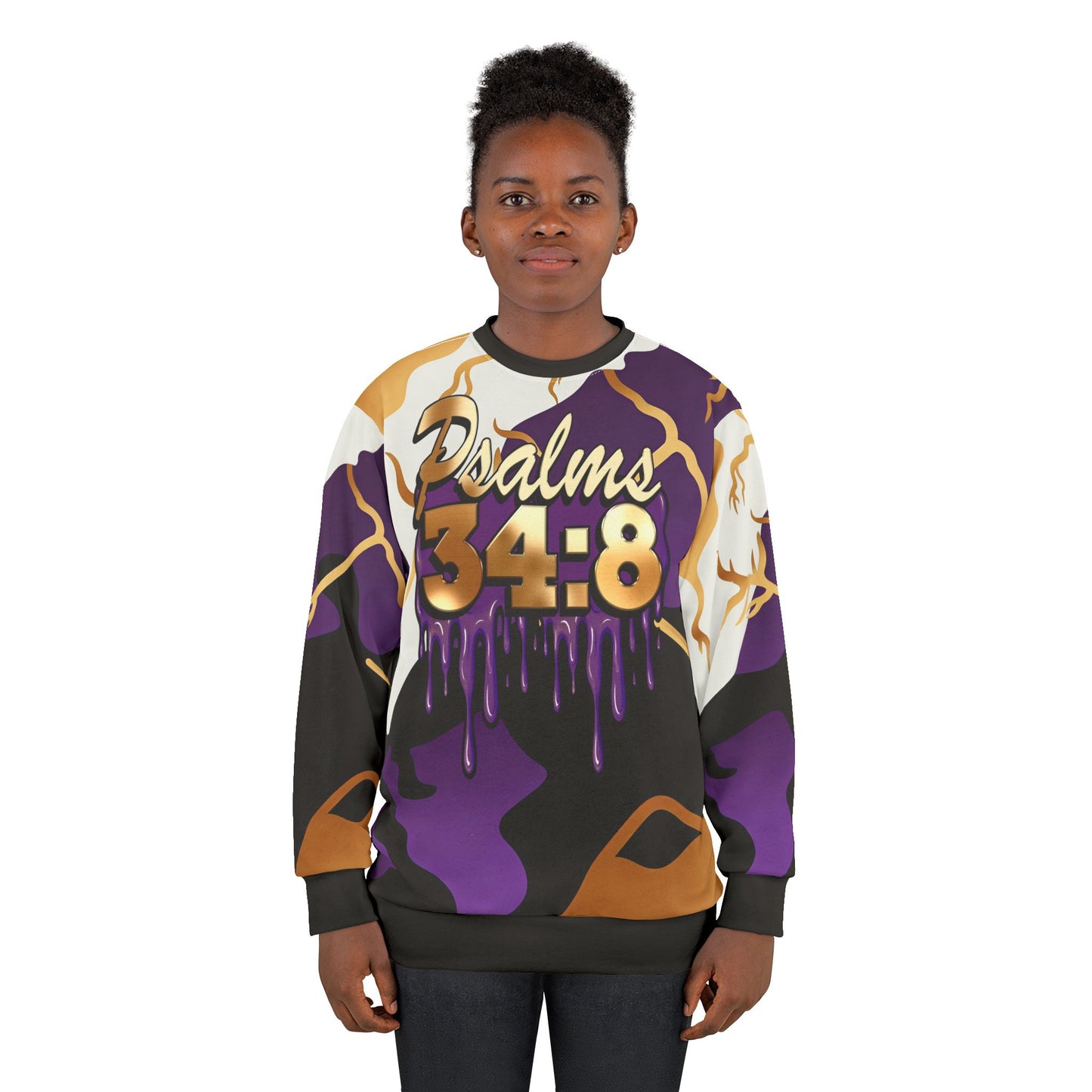 Psalm 34:8 "Taste and See" Faith Sweatshirt