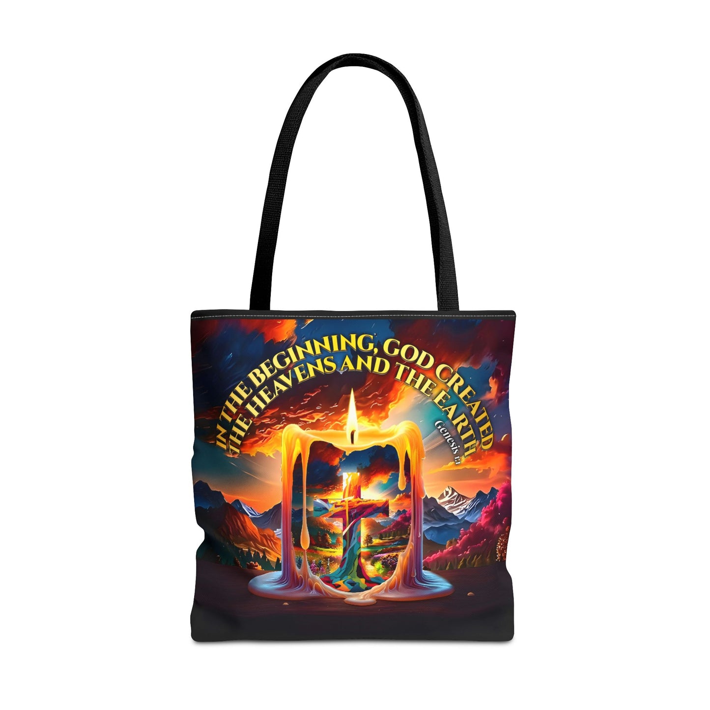 Genesis 1:1 - Creation Light Tote Bag
