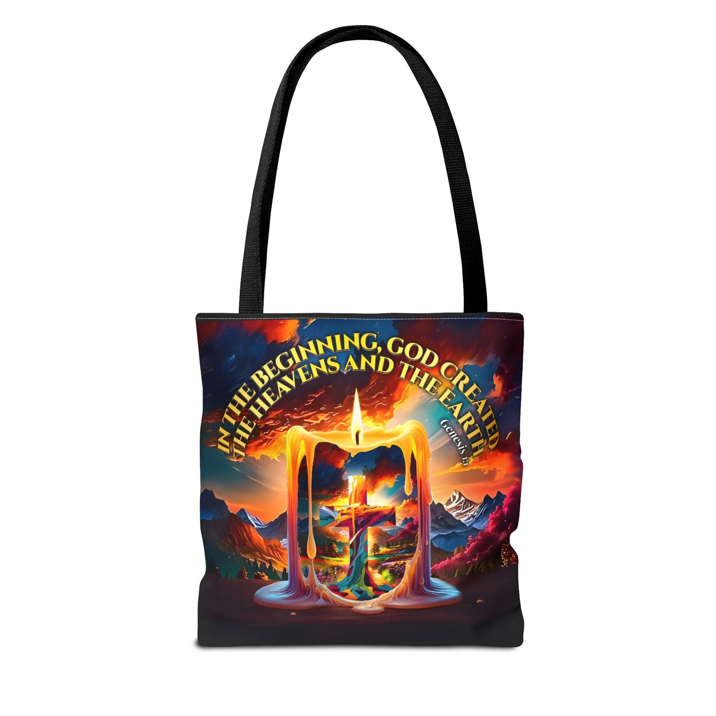 Genesis 1:1 - Creation Light Tote Bag