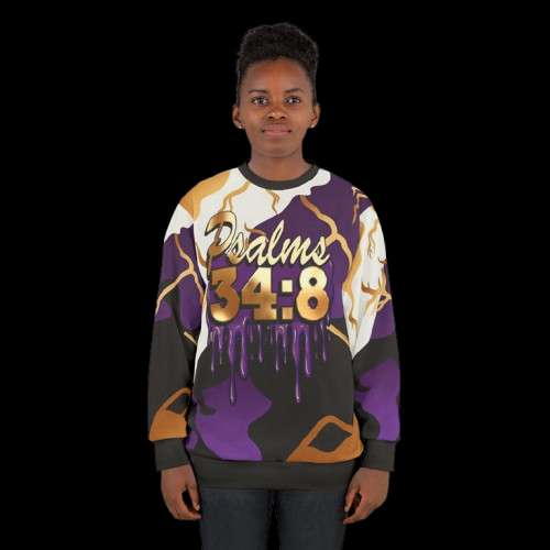 Psalm 34:8 "Taste and See" Faith Sweatshirt