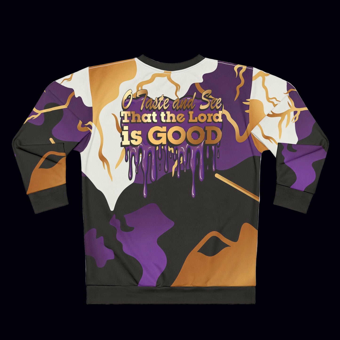 Psalm 34:8 "Taste and See" Faith Sweatshirt