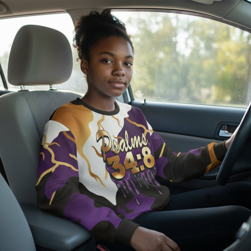 Psalm 34:8 "Taste and See" Faith Sweatshirt