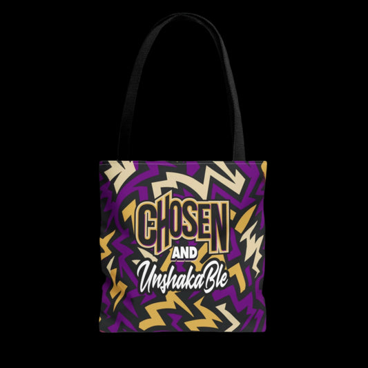 Chosen and Unshakable Tote bag