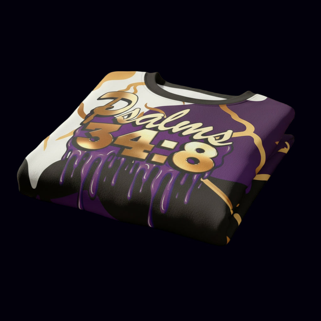 Psalm 34:8 "Taste and See" Faith Sweatshirt