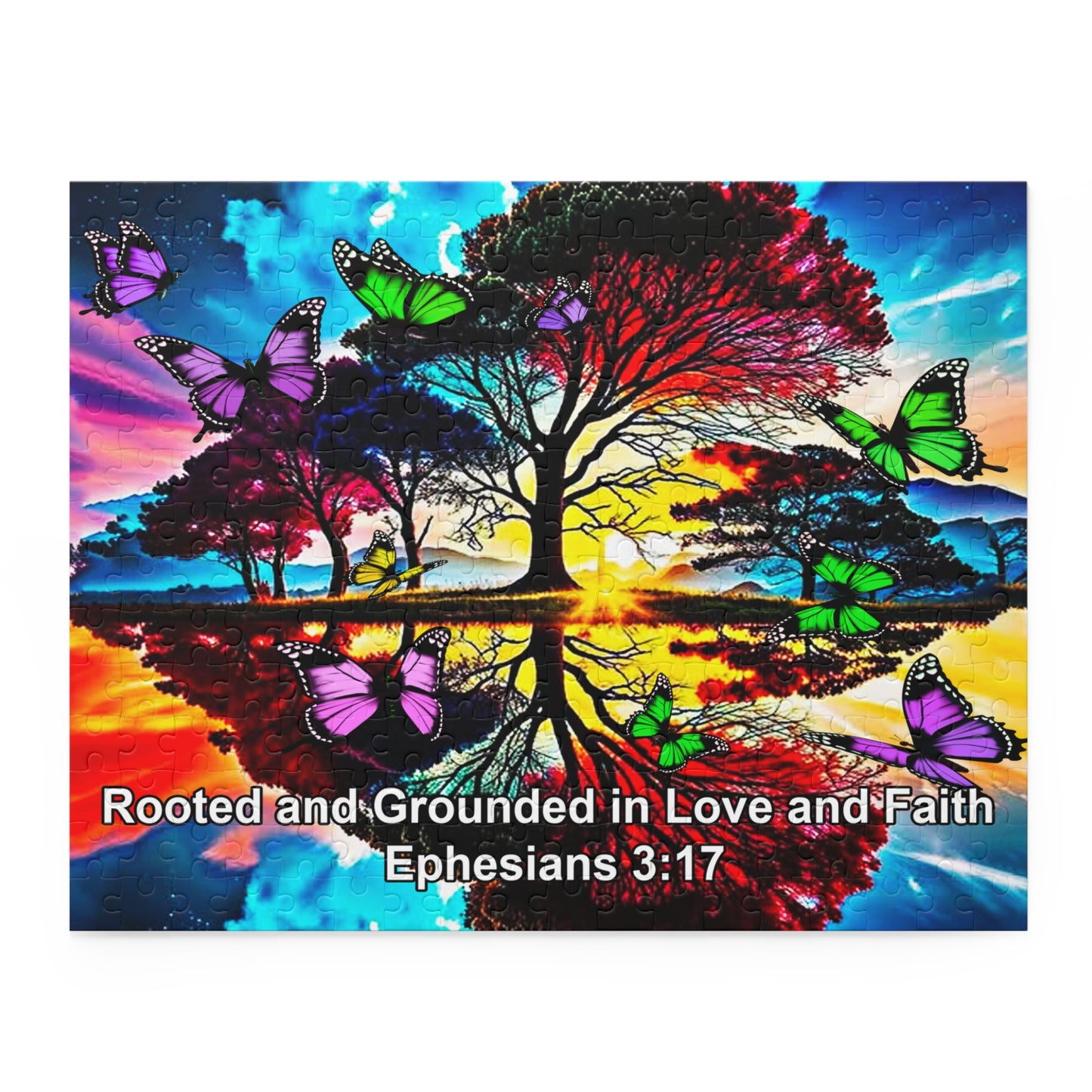 Ephesians 3:17, Rooted and Grounded in Love-Scripture Puzzle