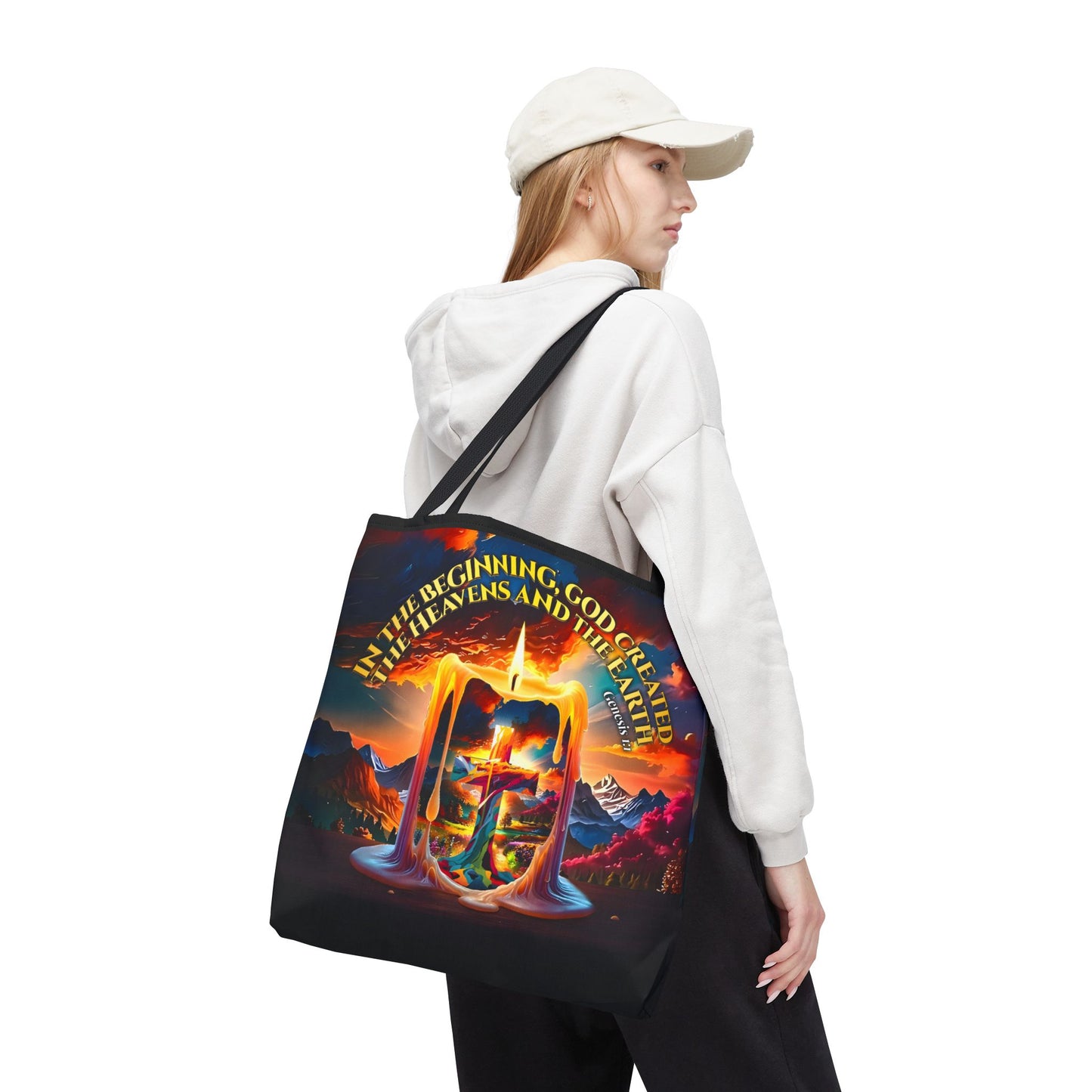 Genesis 1:1 - Creation Light Tote Bag