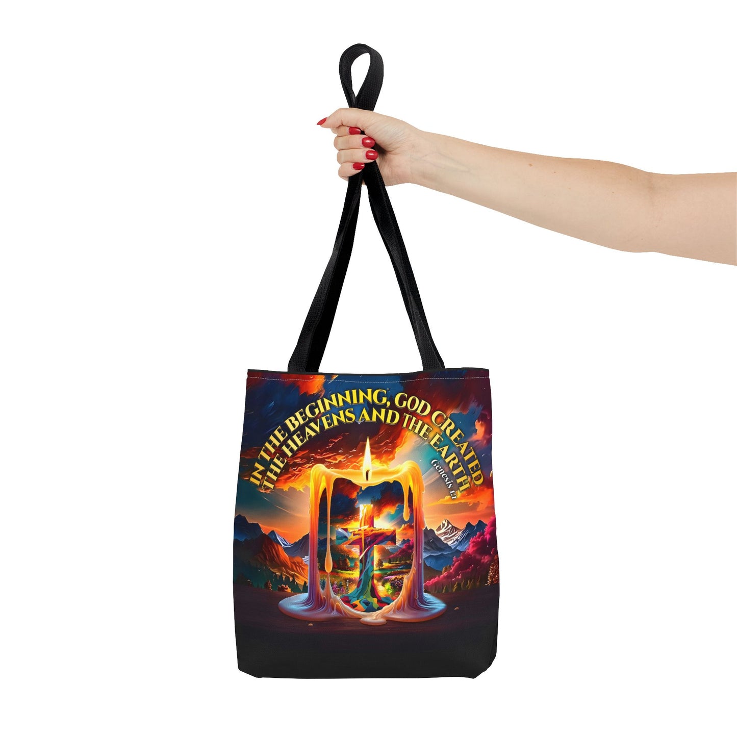 Genesis 1:1 - Creation Light Tote Bag