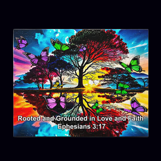 Ephesians 3:17, Rooted and Grounded in Love-Scripture Puzzle