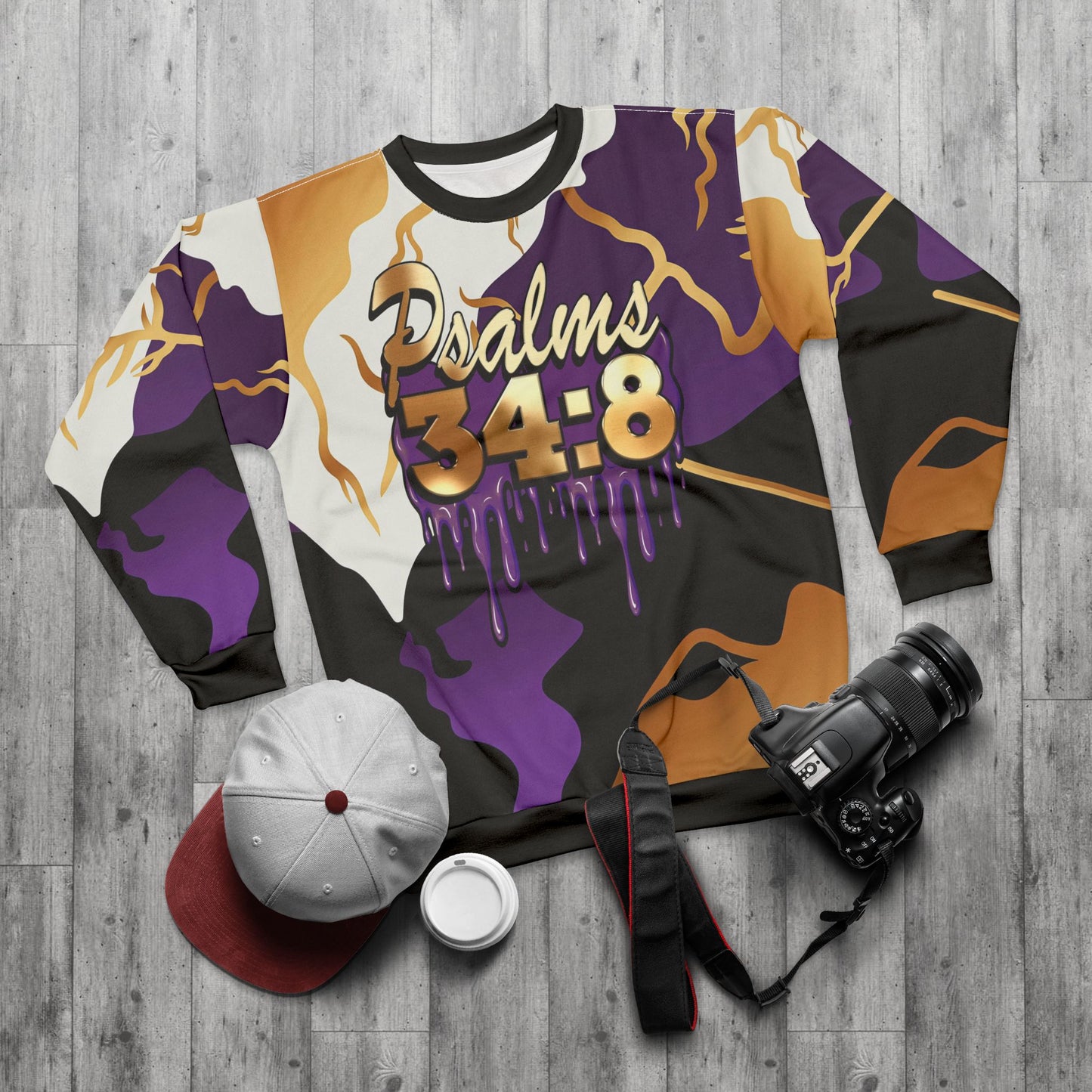 Psalm 34:8 "Taste and See" Faith Sweatshirt