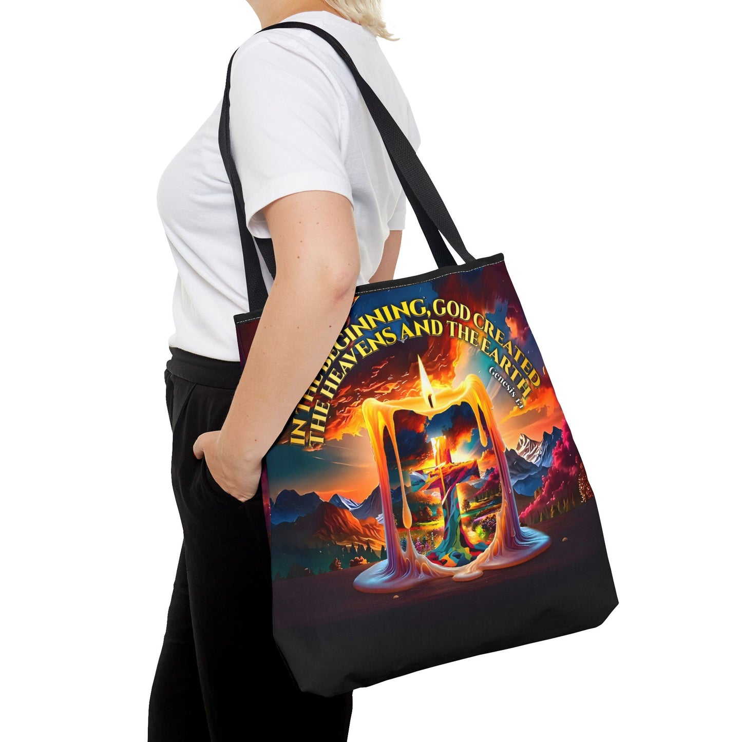 Genesis 1:1 - Creation Light Tote Bag