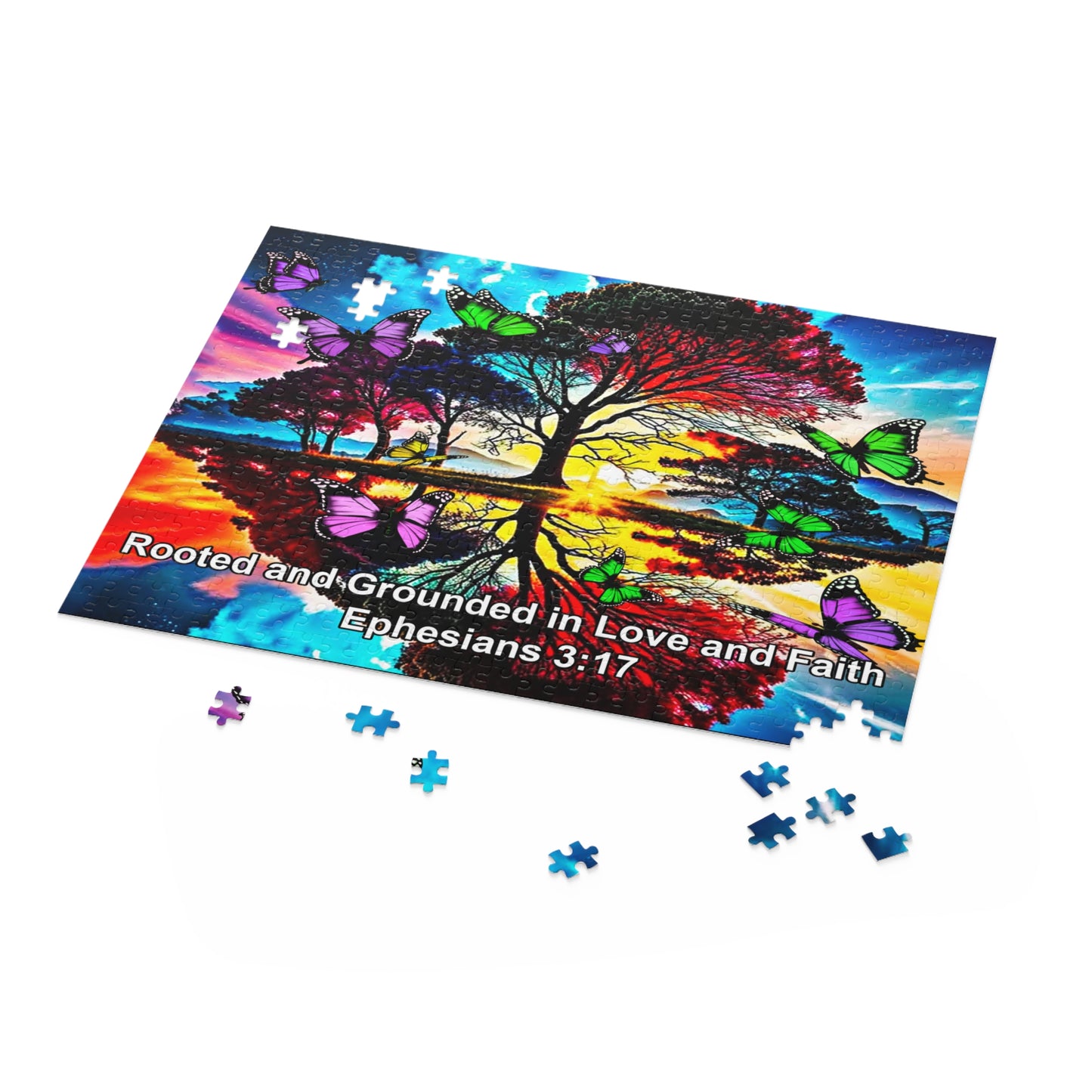 Ephesians 3:17, Rooted and Grounded in Love-Scripture Puzzle