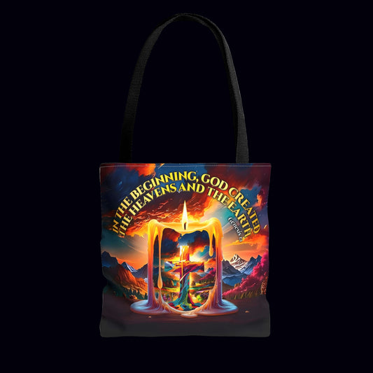 Genesis 1:1 - Creation Light Tote Bag