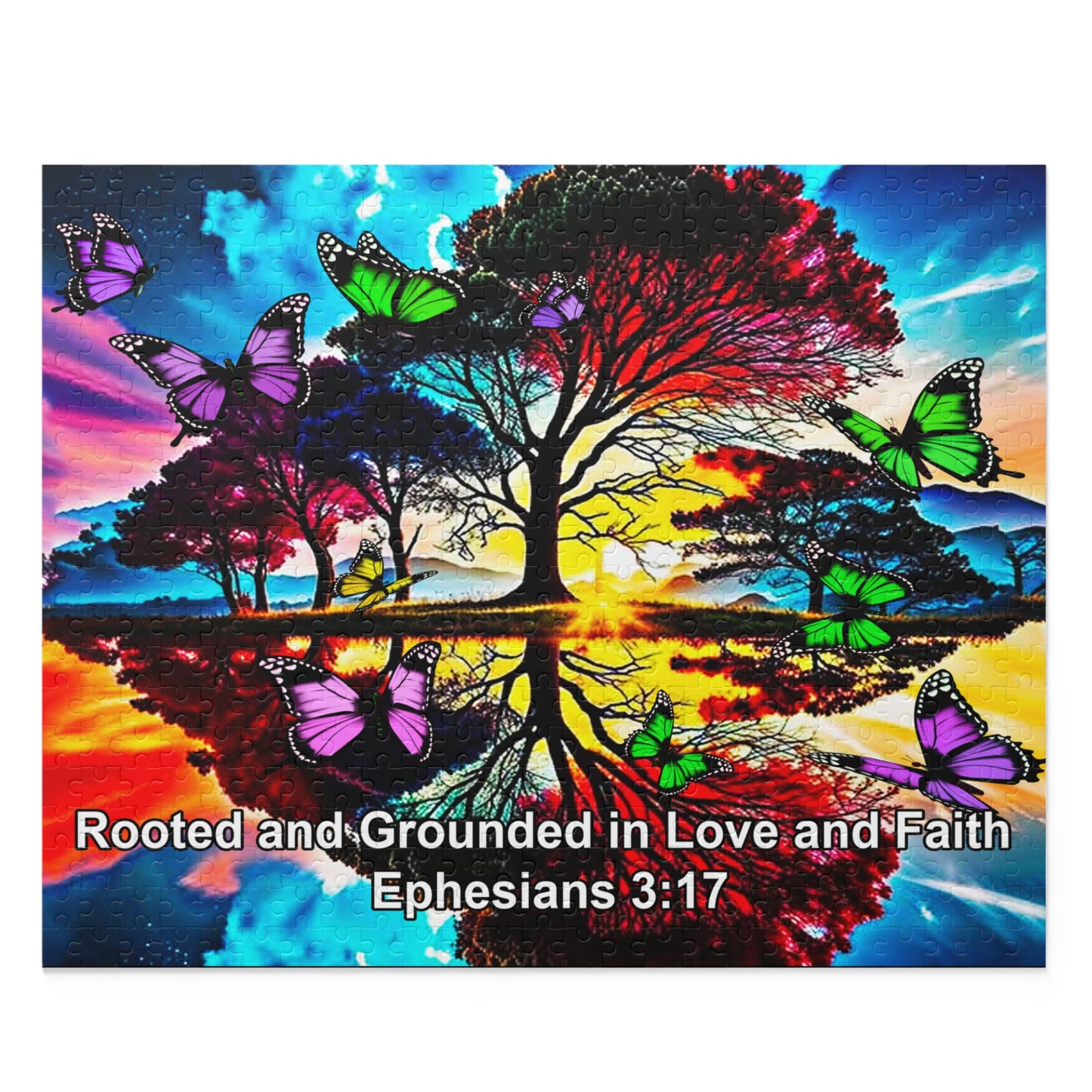 Ephesians 3:17, Rooted and Grounded in Love-Scripture Puzzle